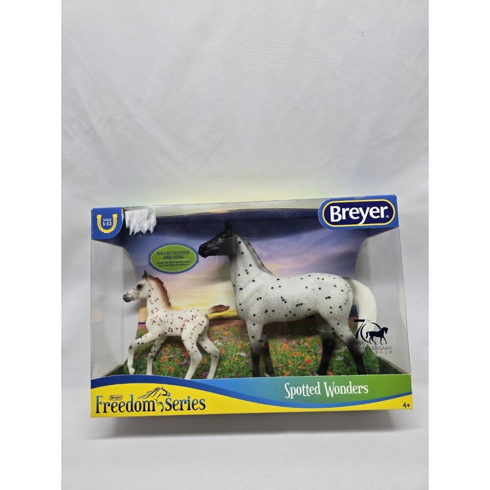 Breyer Classics #62207 Spotted Wonders Horse - RETIRED Knabstrupper And Foal